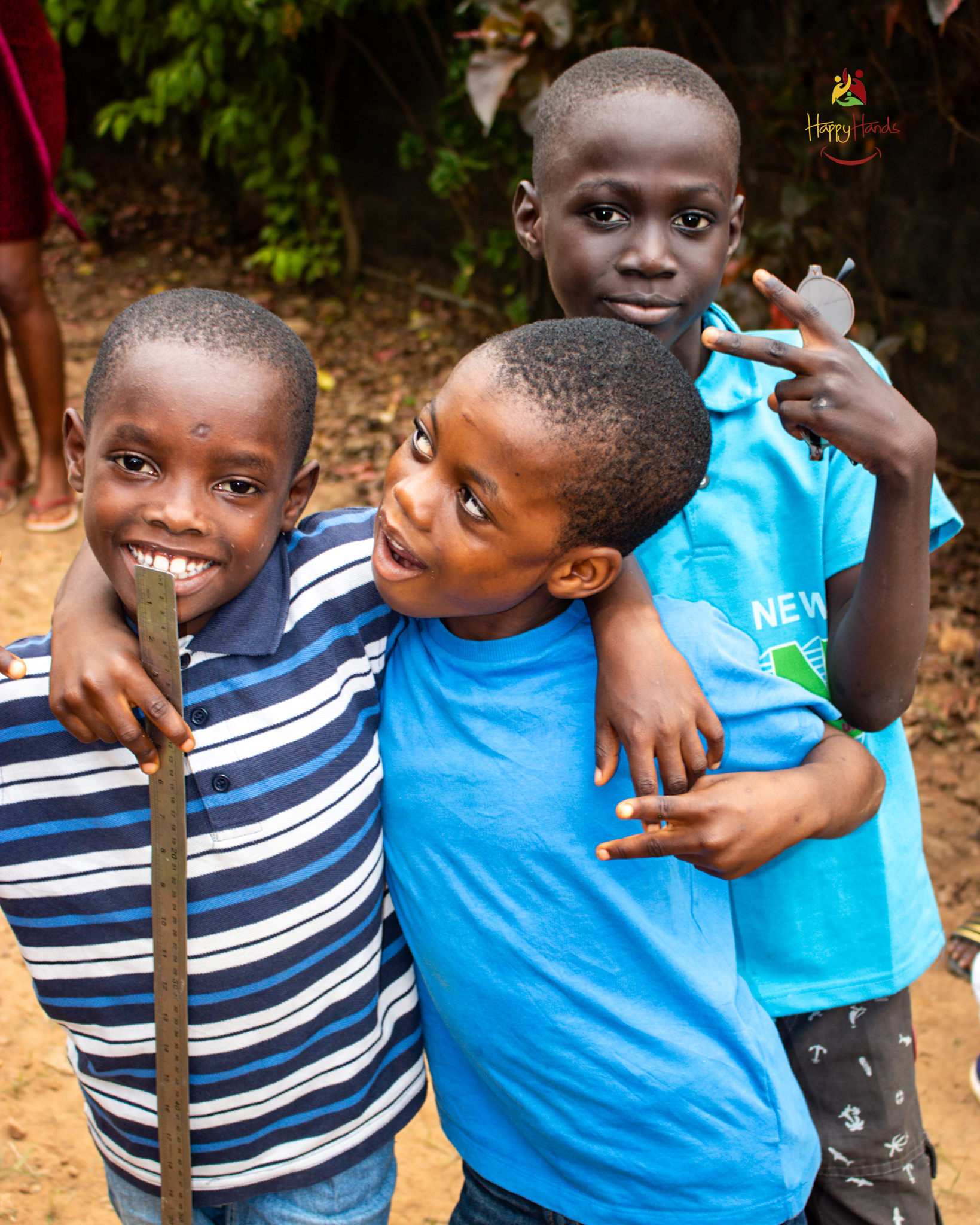 Children of Happy Hands Foundation in classroom